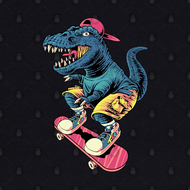 Skaterosaur by quilimo